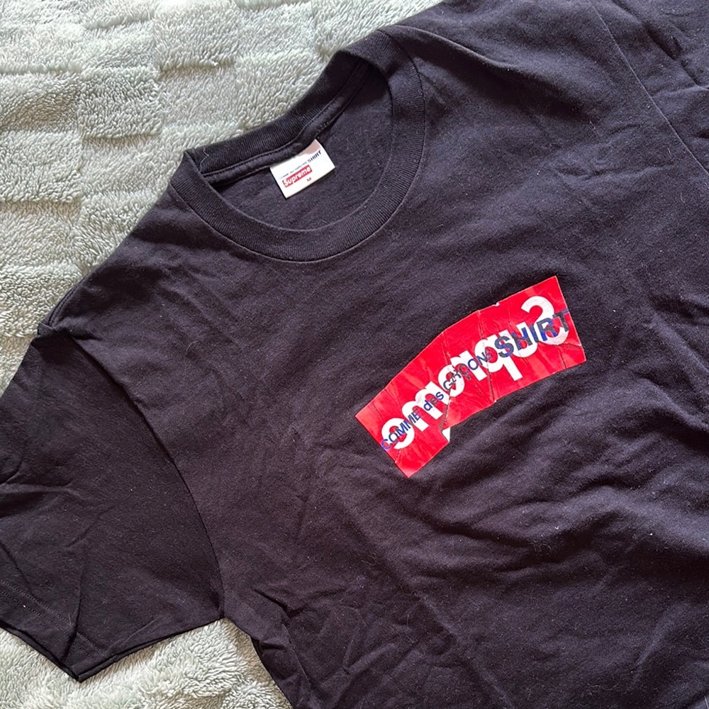Supreme x Comme des Garçons SHIRT Box Logo T-Shirt in black - Picture 3 of 7